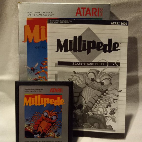 MILLIPEDE CIB - ATARI 2600 UN-Tested - Picture 7 of 7